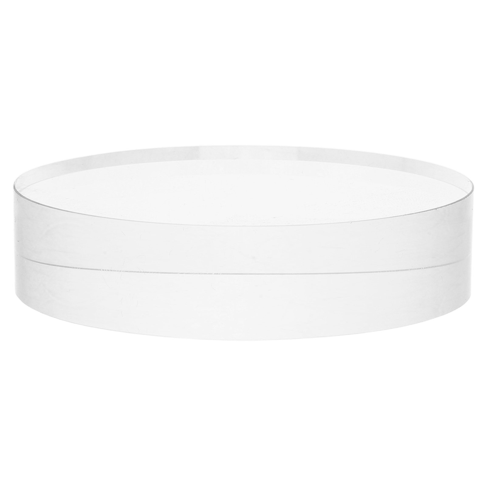 Book Weight Glass - 3.15 Inch Round Clear Crystal Paperweight