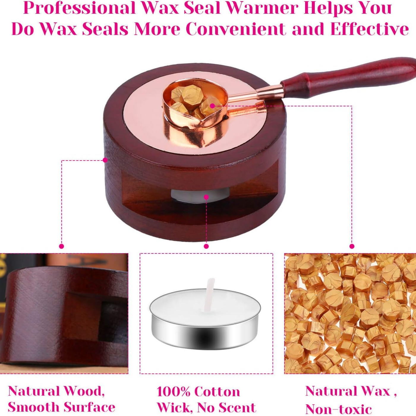 Wax Seal Set Includes 200 Gold - مراجعة Wax Seal Stamp Set وسعره