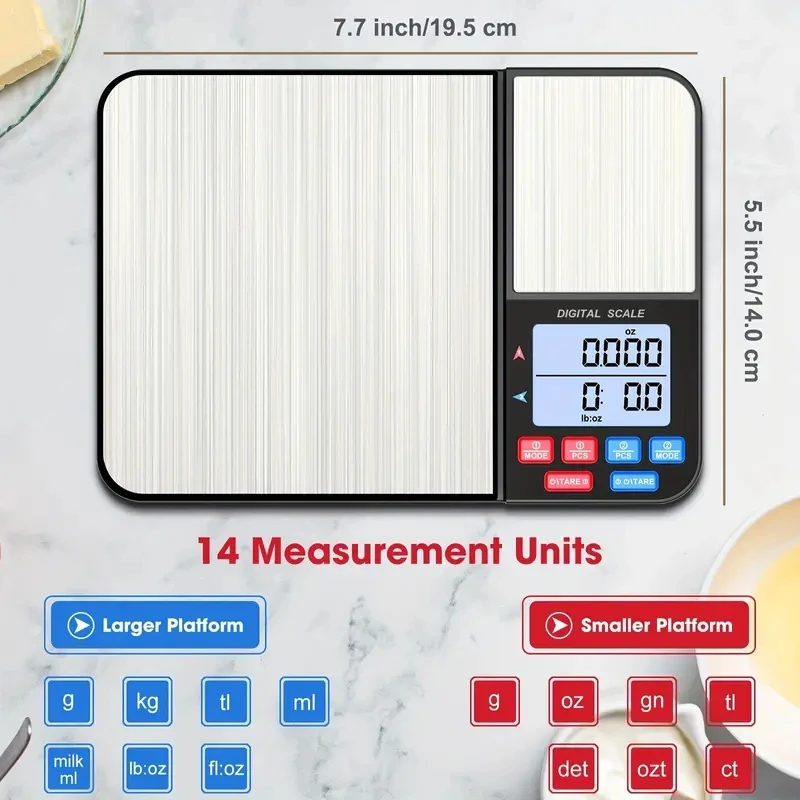 1pc Digital Kitchen Scale for  - مراجعة Tape Dispenser Weighted وسعره