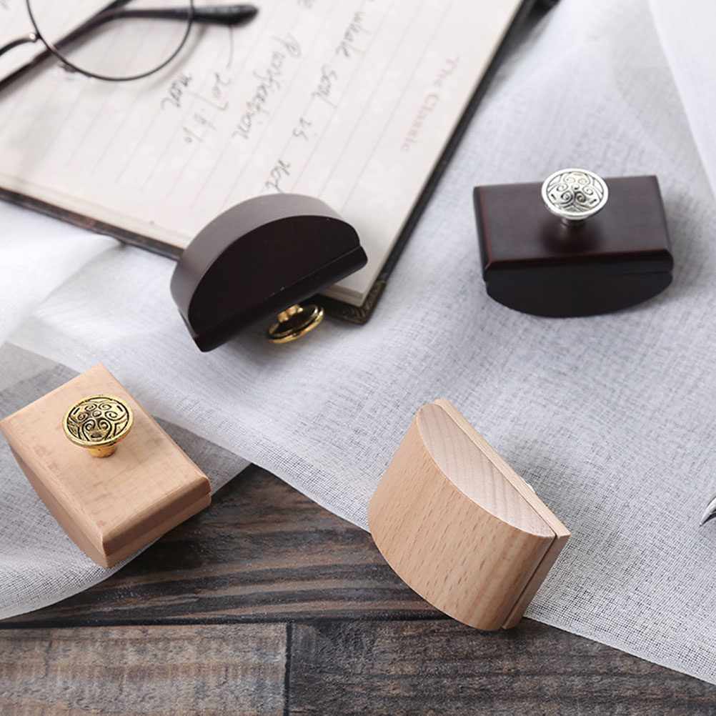 2Pcs Wood Rocker Blotter Porta - مراجعة Ink Blotter Paper وسعره