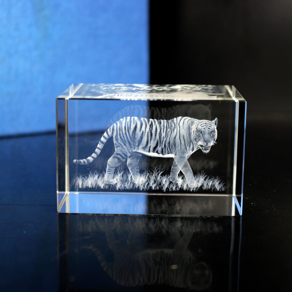 K9 Crystal Tiger Model Statue  - مراجعة Paper Weight Crystal وسعره