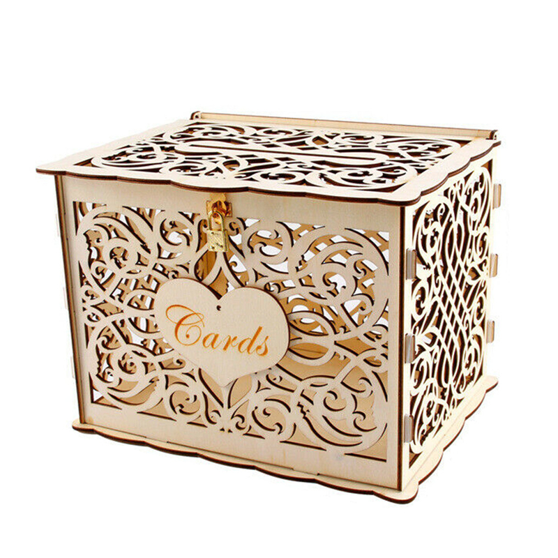 30X24X21cm DIY Wedding Gift Ca - مراجعة Card Index Box وسعره