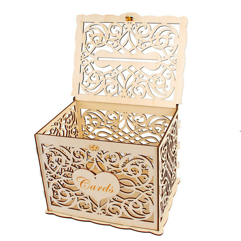30X24X21cm DIY Wedding Gift Ca - مراجعة Card Index Box وسعره