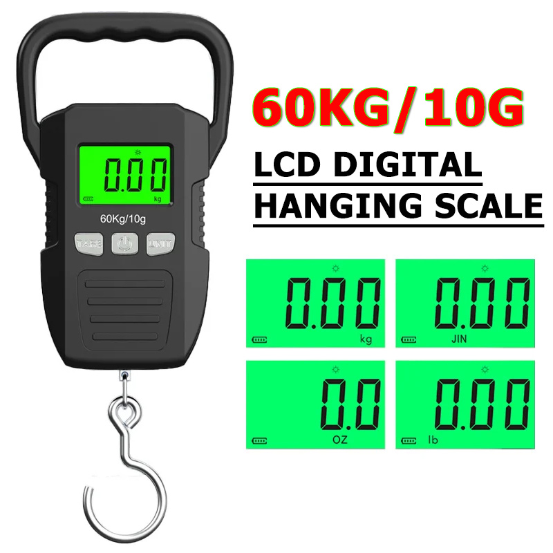 60kg/10g LCD Digital Hanging S - مراجعة Tape Dispenser Weighted وسعره