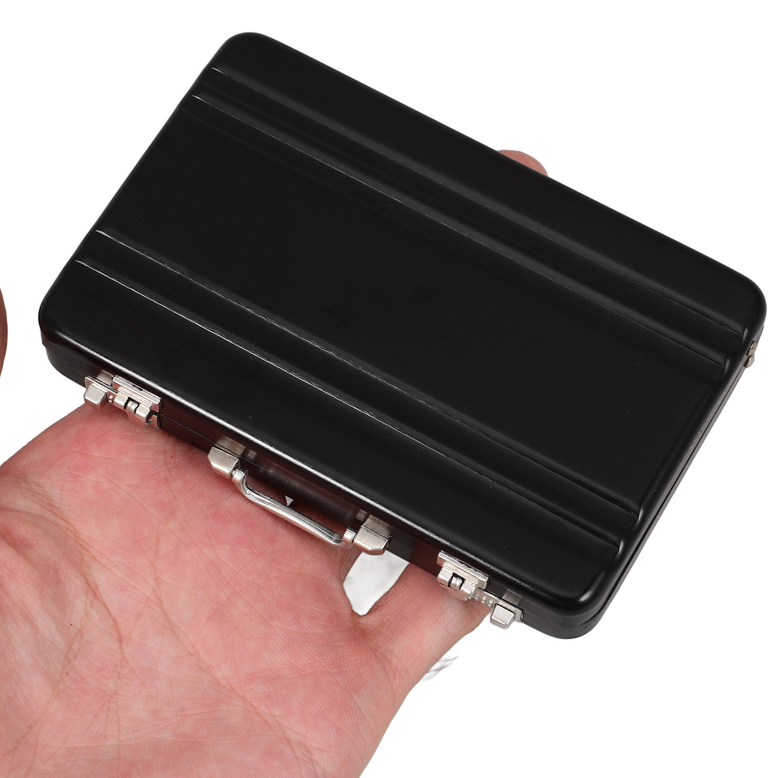 Premium Aluminum Alloy Cards S - مراجعة Card Index Box وسعره
