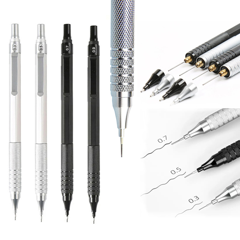 0.3 0.5 0.7 0.9 2.0mm Drawing  - مراجعة Mechanical Pencil 0.3 وسعره