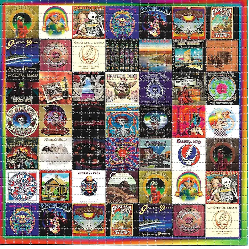 60s Album Psychedelic LSD/Acid - مراجعة Ink Blotter Paper وسعره