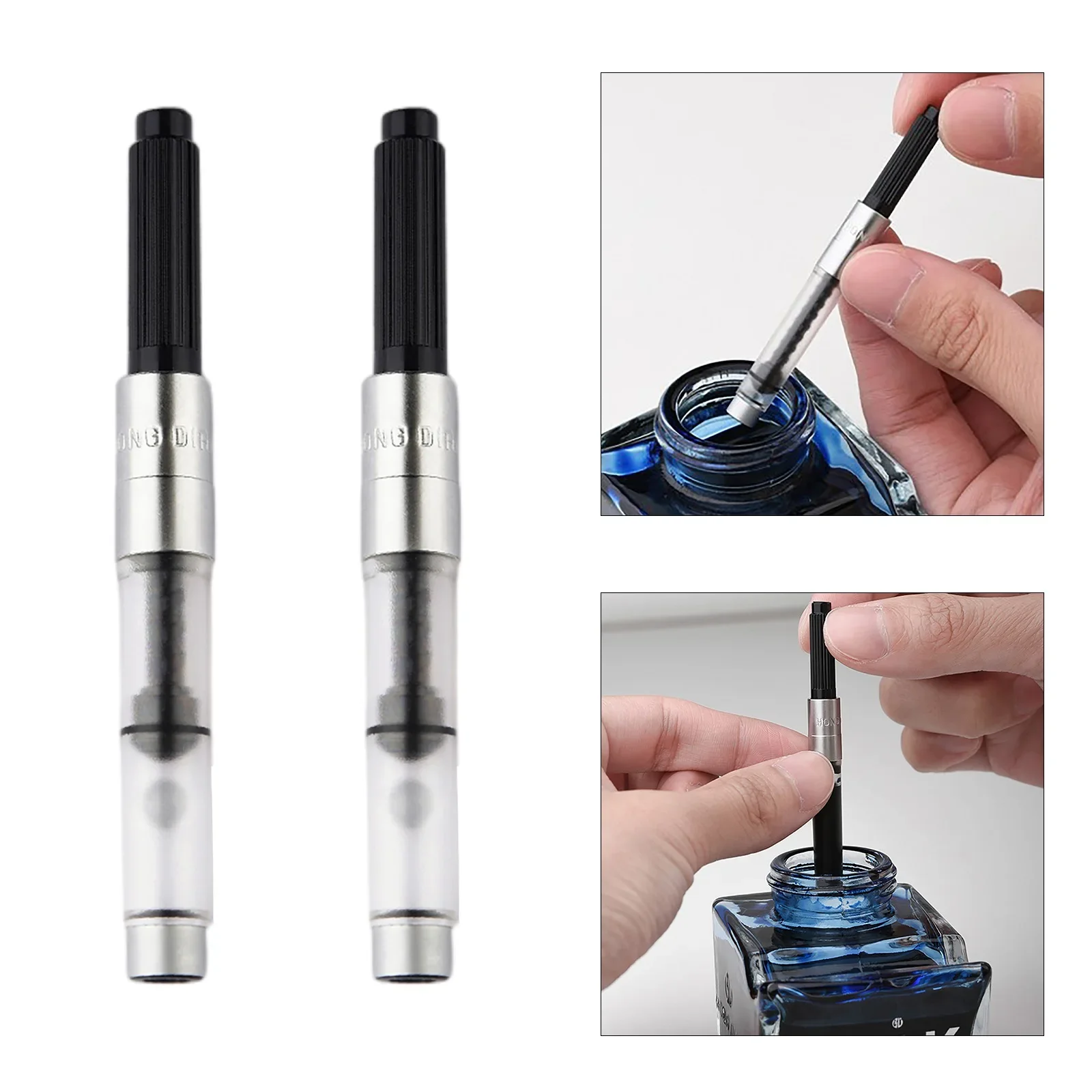2pcs Rotary ink Absorber Fille - مراجعة Fountain Pen Bottled Ink وسعره