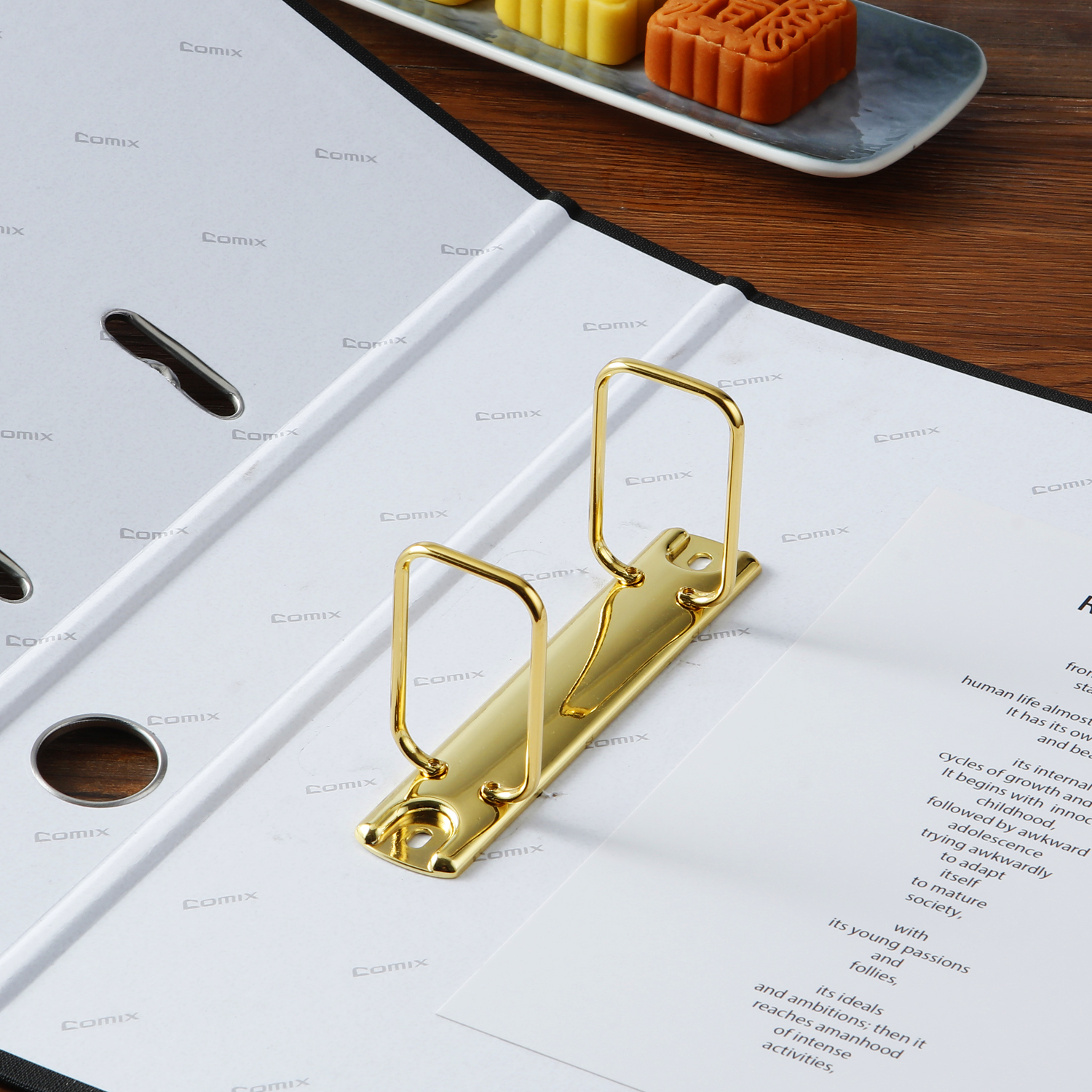 A4/A7 Ring Binder Clips Metal  - مراجعة Binder A4 Lever وسعره