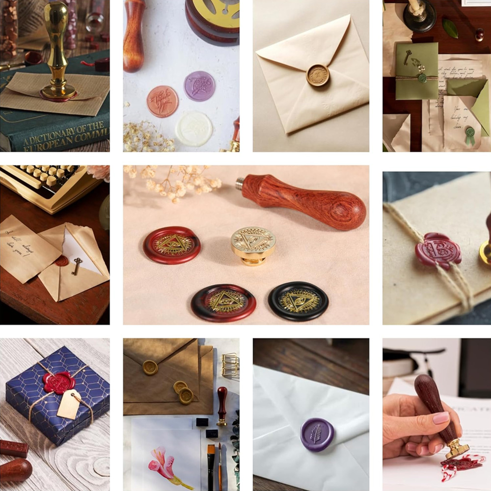 Custom Wax Seal Stamp, Persona - مراجعة Wax Seal Stamp Set وسعره