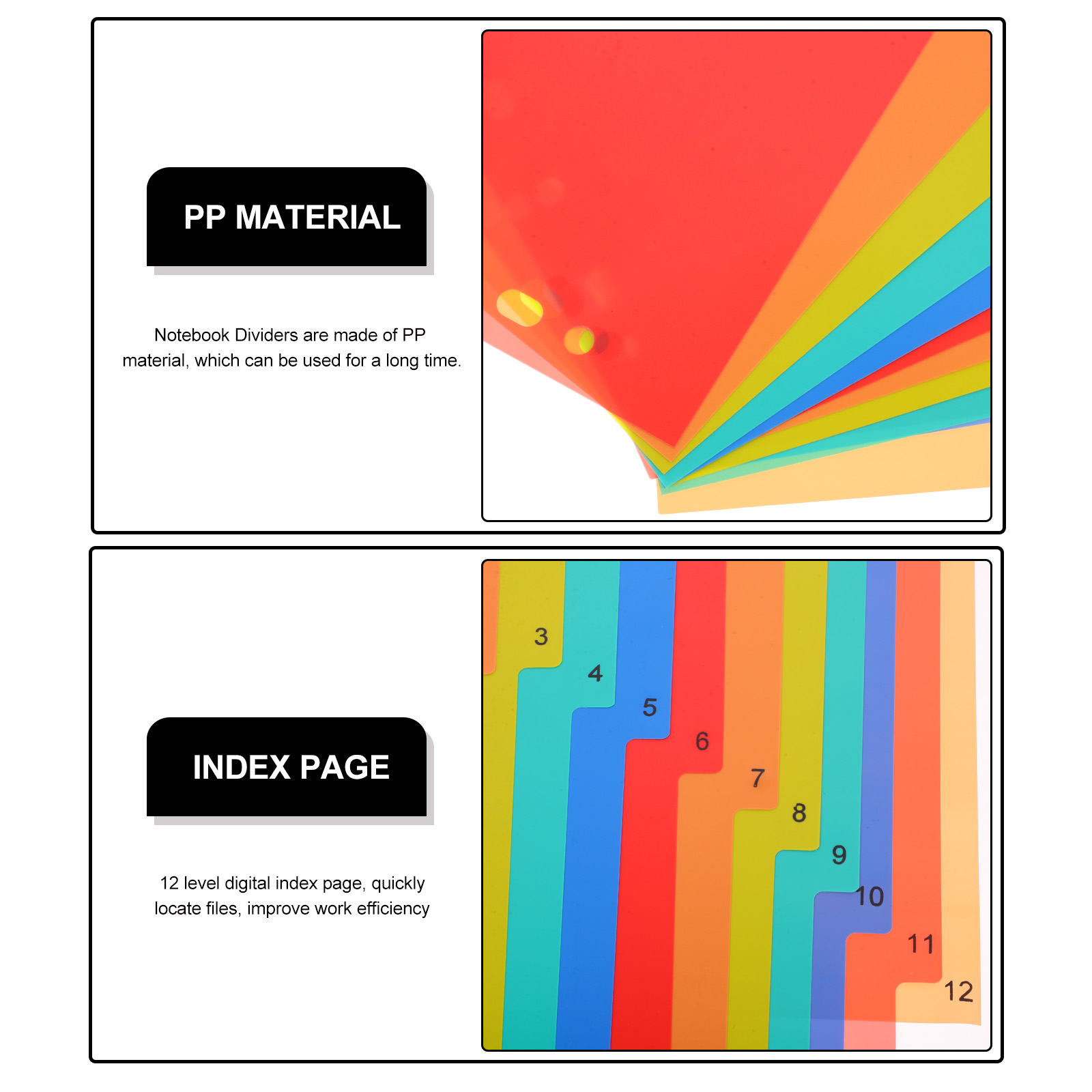 A4 Separated Loose Leaf Page D - مراجعة Tab Divider A4 وسعره