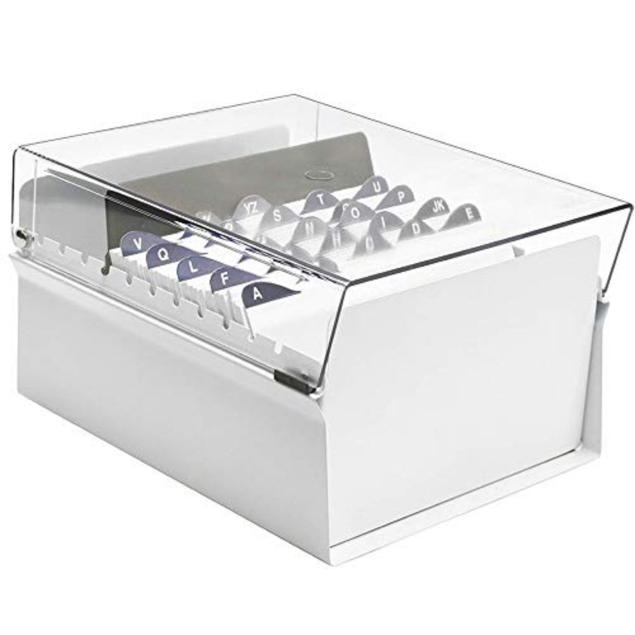 5 X 8 Card File Holder Organiz - مراجعة Index Card Holder وسعره