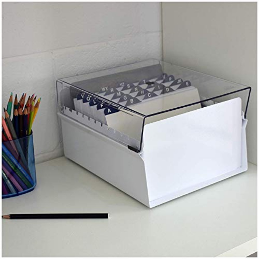 5 X 8 Card File Holder Organiz - مراجعة Index Card Holder وسعره
