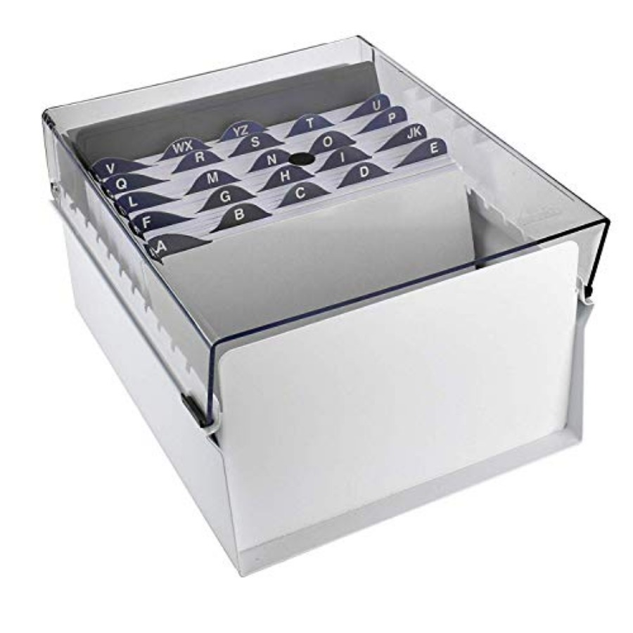 5 X 8 Card File Holder Organiz - مراجعة Index Card Holder وسعره