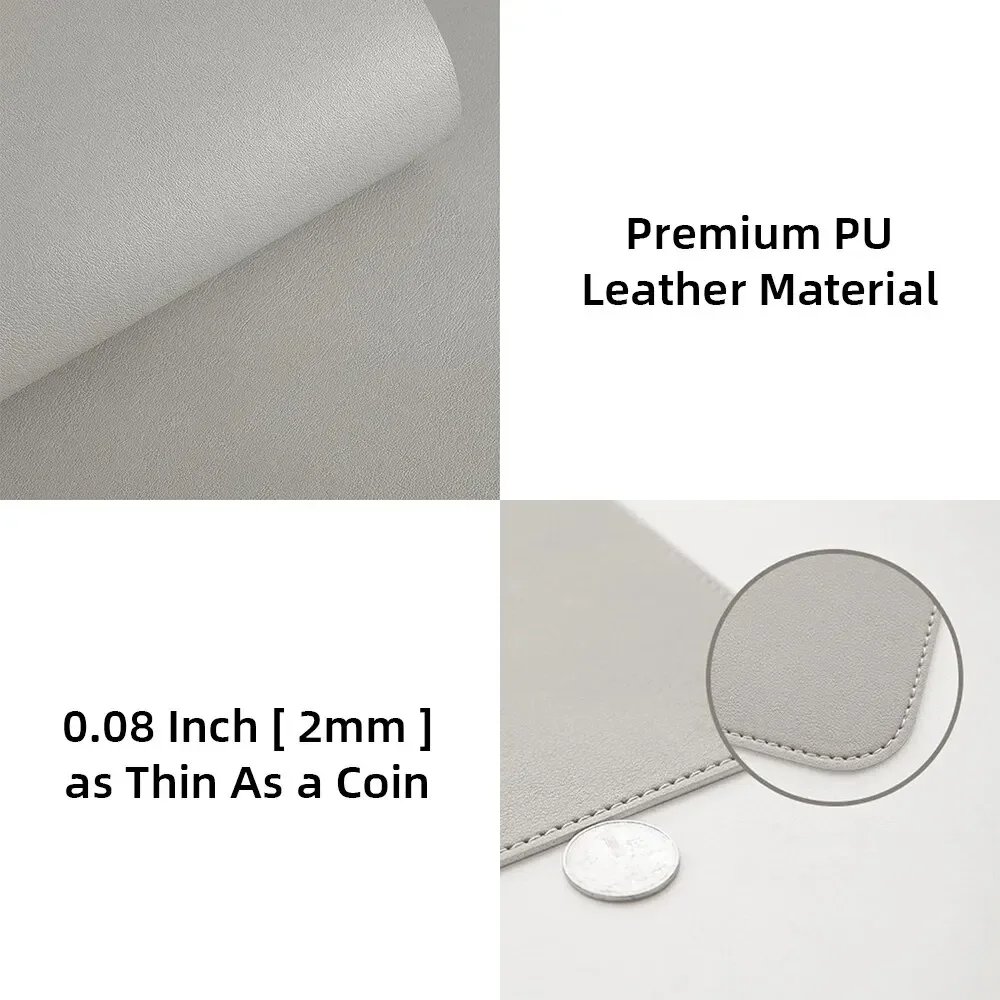 1 Pcs Large Size 60*30mm Offic - مراجعة Leather Desk Pad وسعره