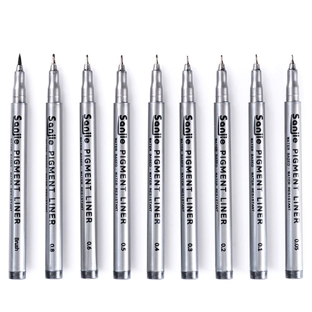 9-Piece Fine Line Waterproof I - مراجعة Correction Pen Fine وسعره