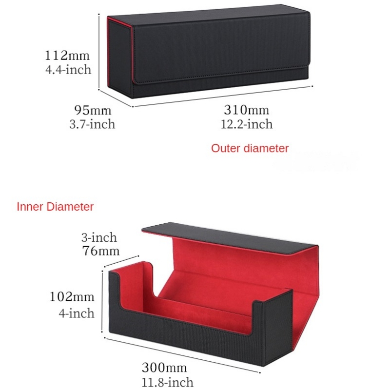 Card Deck Case for 400+ Tradin - مراجعة Card Index Box وسعره