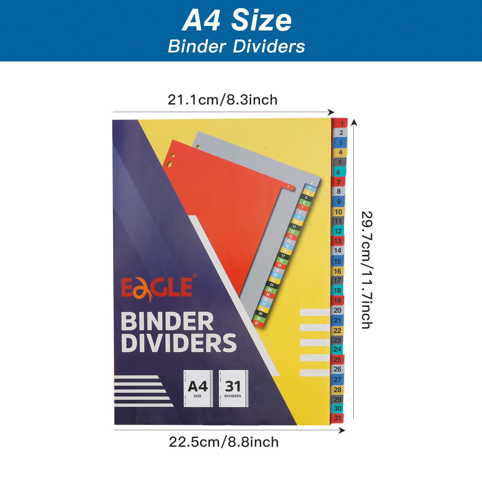 EAGLE A4 Binder Index Divider  - مراجعة Binder A4 Lever وسعره