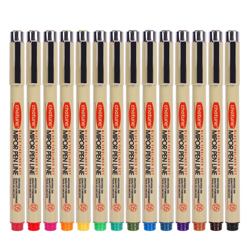 Precision Micro-Line Pens, Set - مراجعة Archive Box Set وسعره