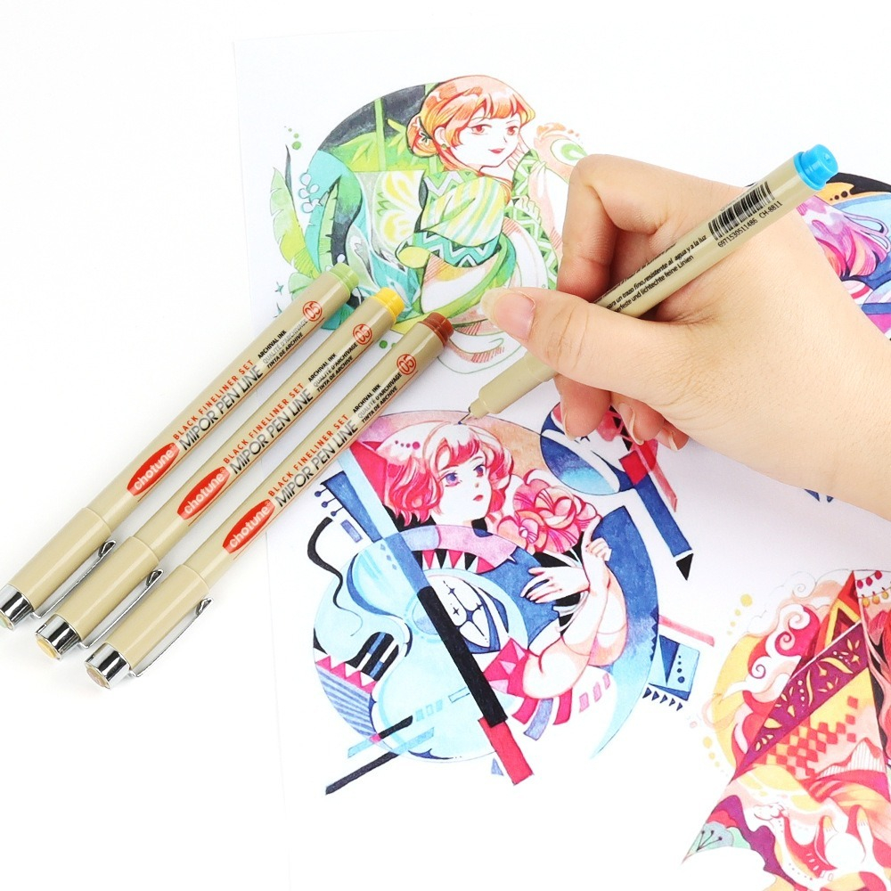 Precision Micro-Line Pens, Set - مراجعة Archive Box Set وسعره