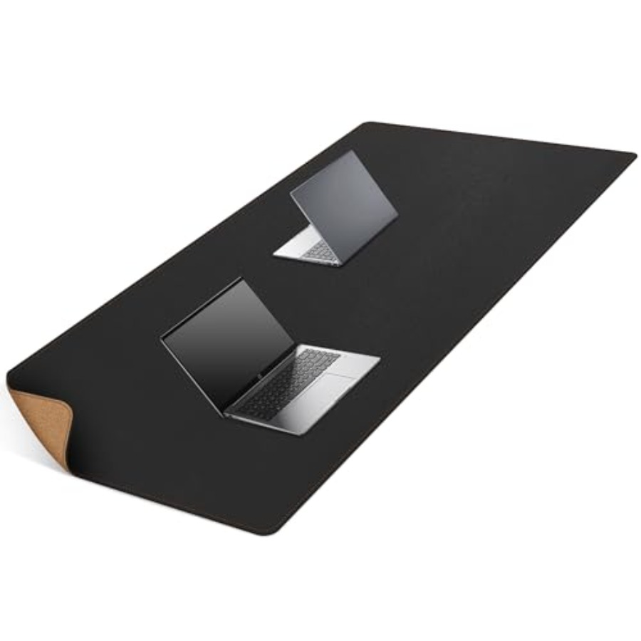63x31.5 Leather Desk Mat XXL L - مراجعة Leather Desk Pad وسعره