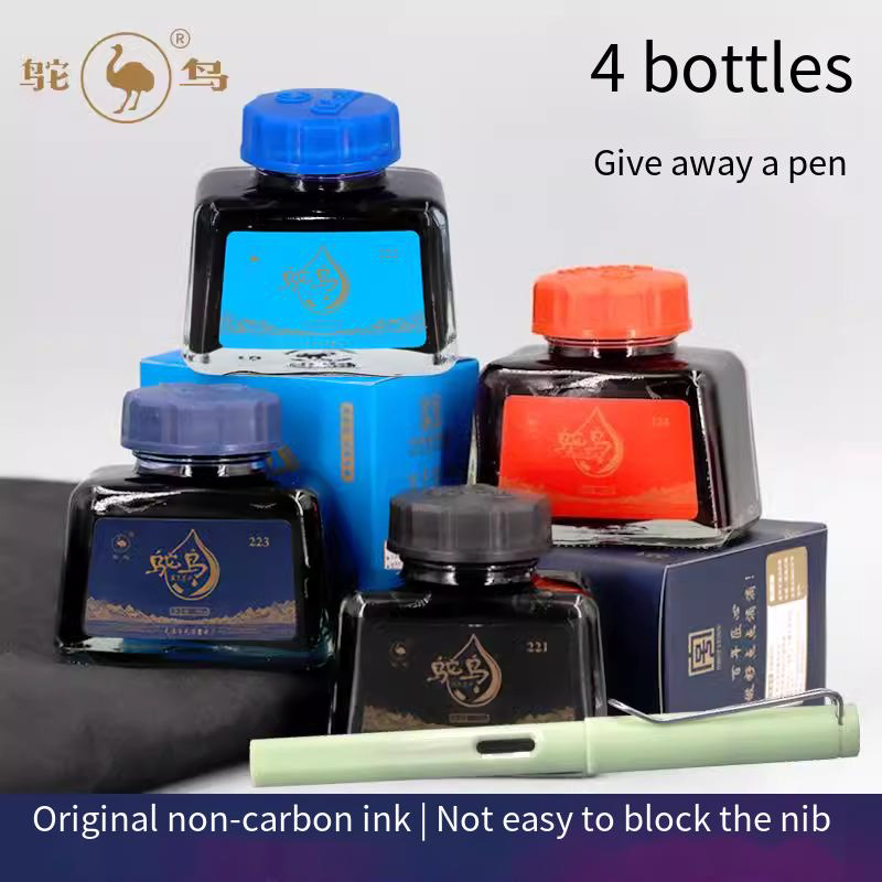 Ostrich 2-Series Fountain Pen  - مراجعة Fountain Pen Bottled Ink وسعره