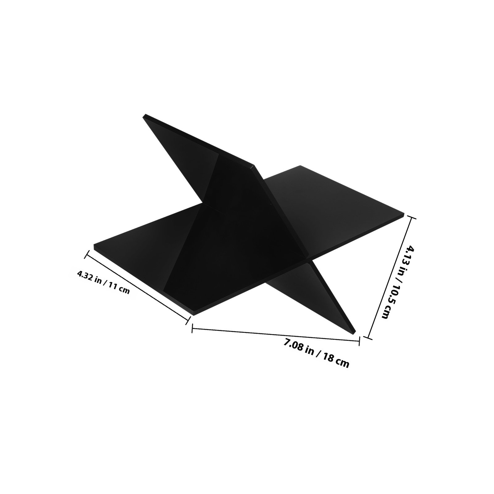 1Set Acrylic Book Holder Stand - مراجعة Magazine Holder Rack وسعره