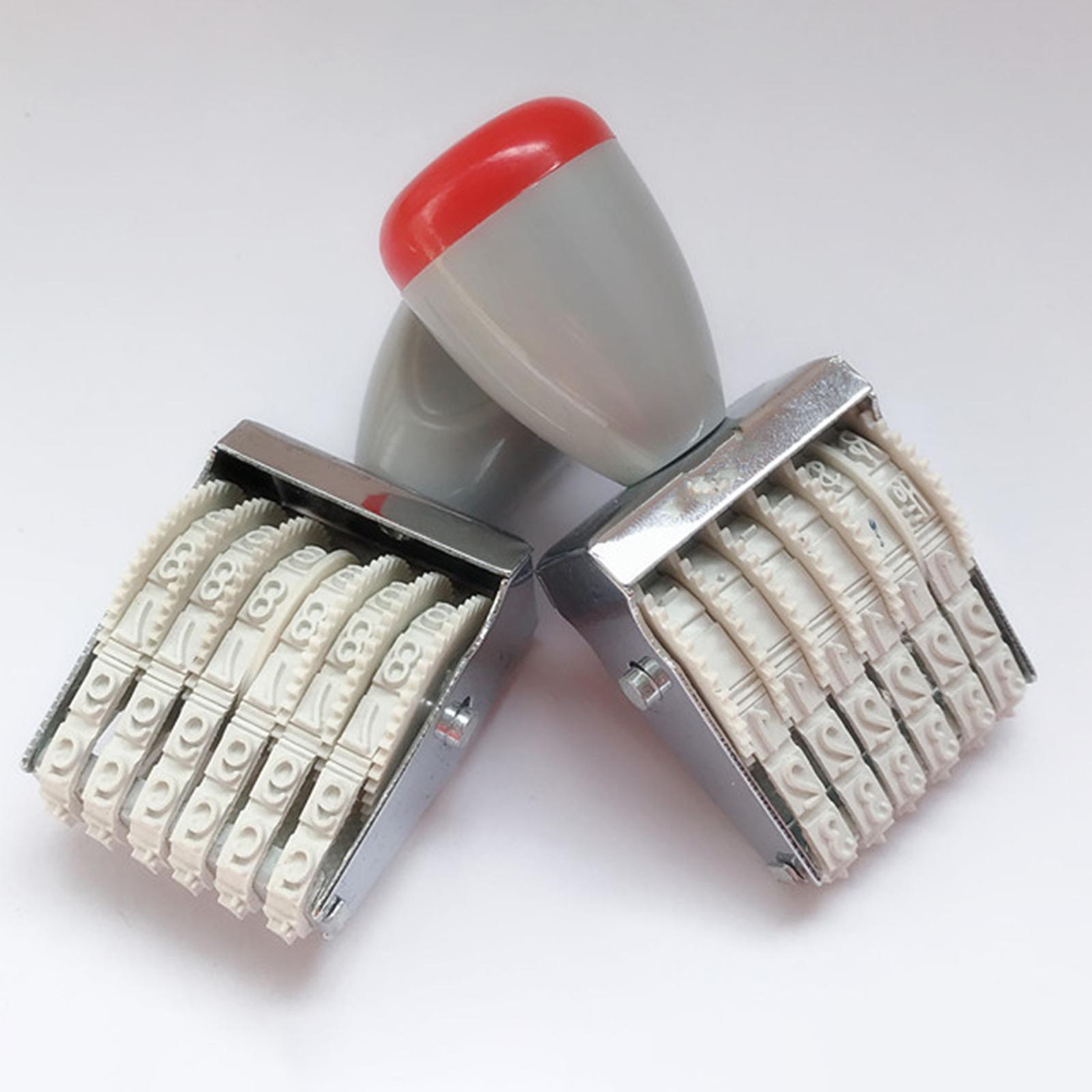 Rubber 6 digits Roller Stamp N - مراجعة Rubber Date Stamp وسعره