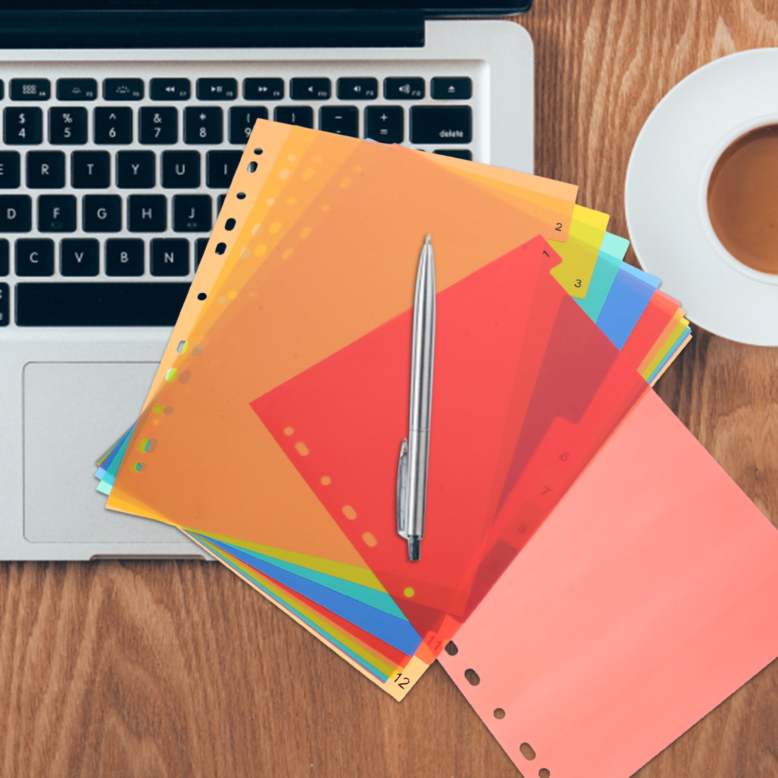 Binder Dividers A4 Colored Pla - مراجعة Tab Divider A4 وسعره