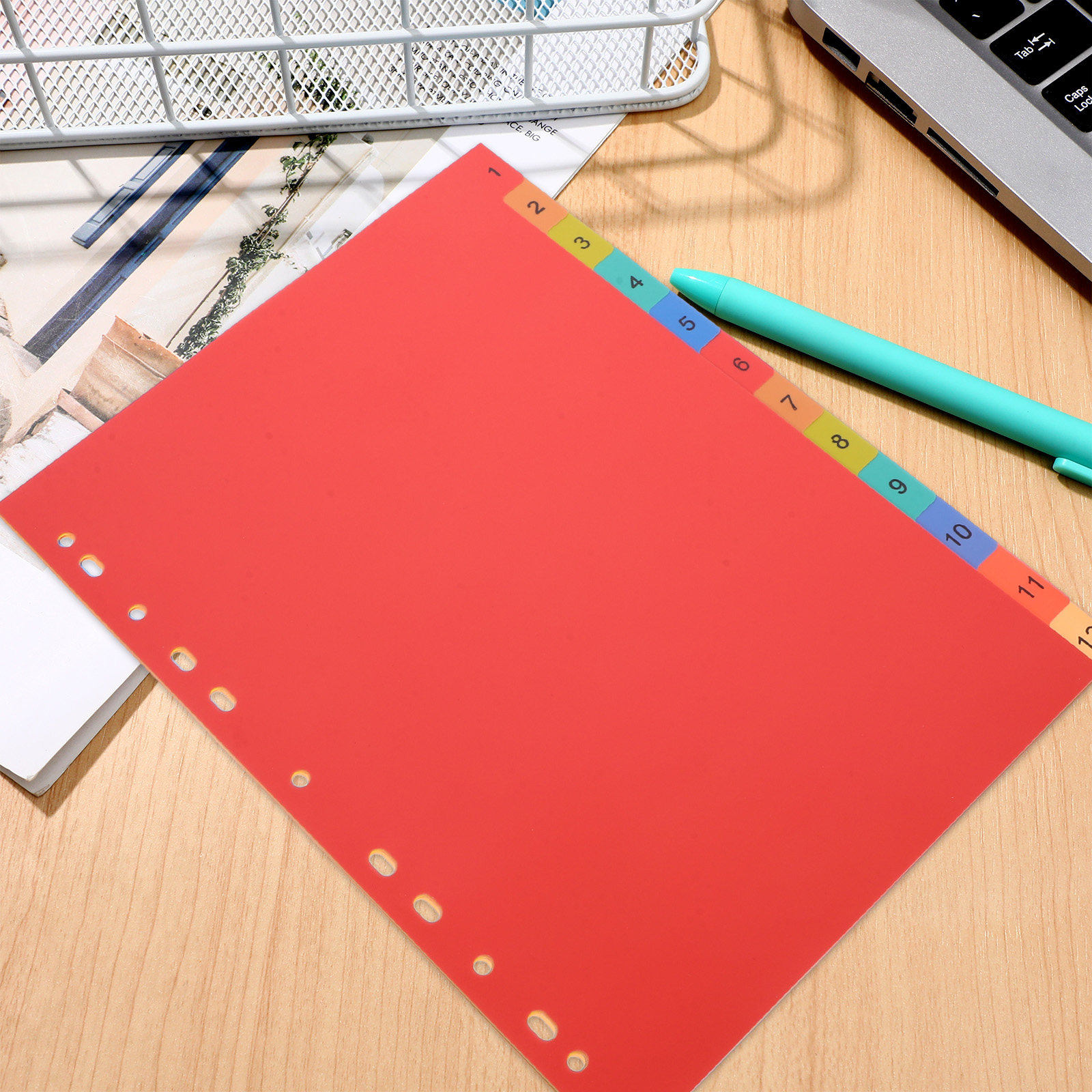 Binder Dividers A4 Colored Pla - مراجعة Tab Divider A4 وسعره