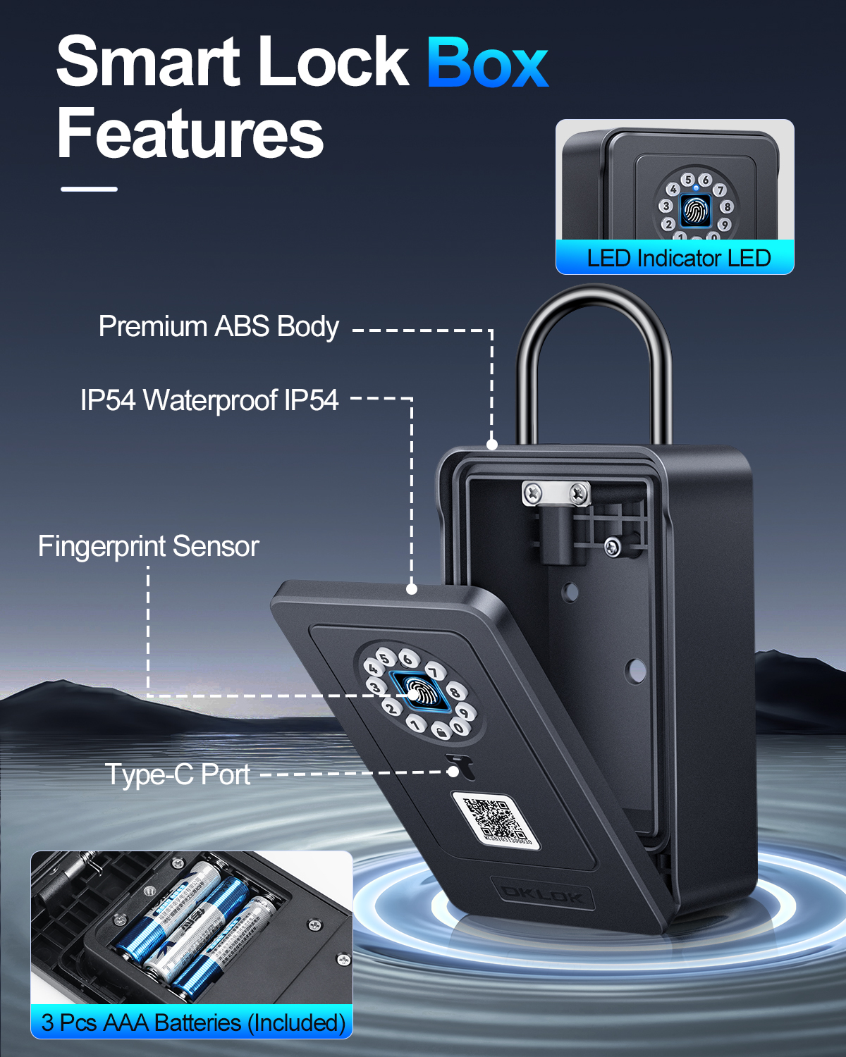 Hollarm Fingerprint Password S - مراجعة Card Index Box وسعره
