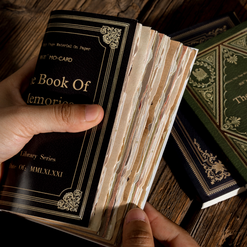 60 pcs Retro traces book page  - مراجعة Ink Blotter Paper وسعره