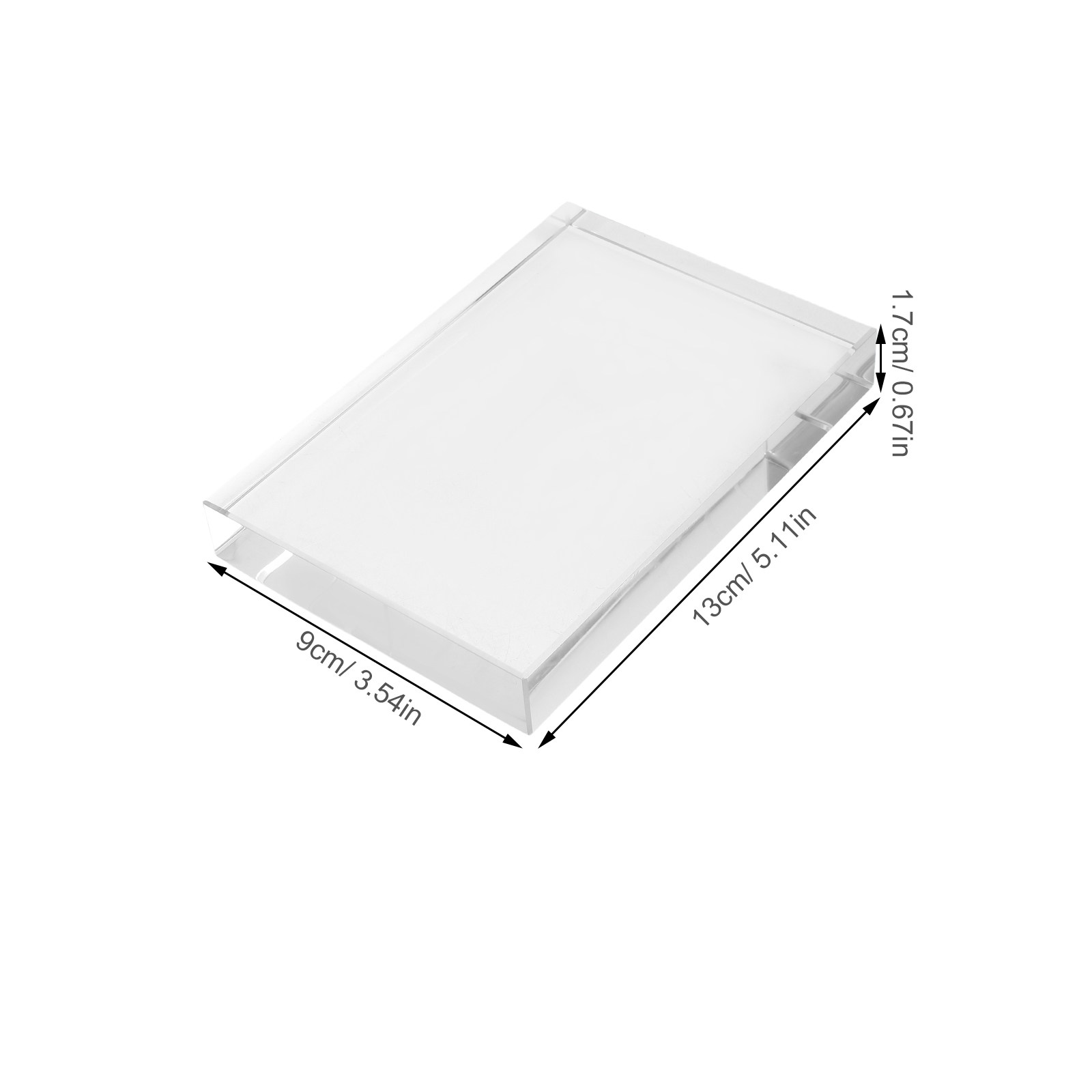 Crystal Square Glass Block Pap - مراجعة Paper Weight Crystal وسعره