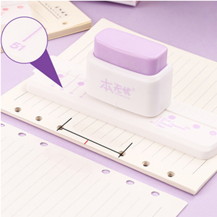 1pc three-hole punch, binder c - مراجعة Binder A4 Lever وسعره