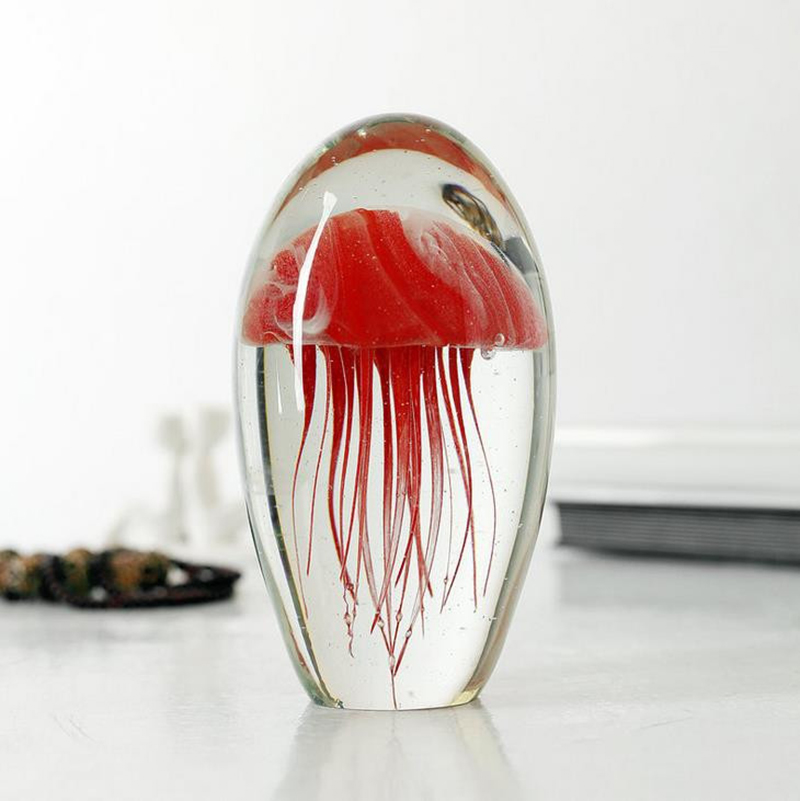 Miniature 3D Jellyfish Crystal - مراجعة Paper Weight Crystal وسعره