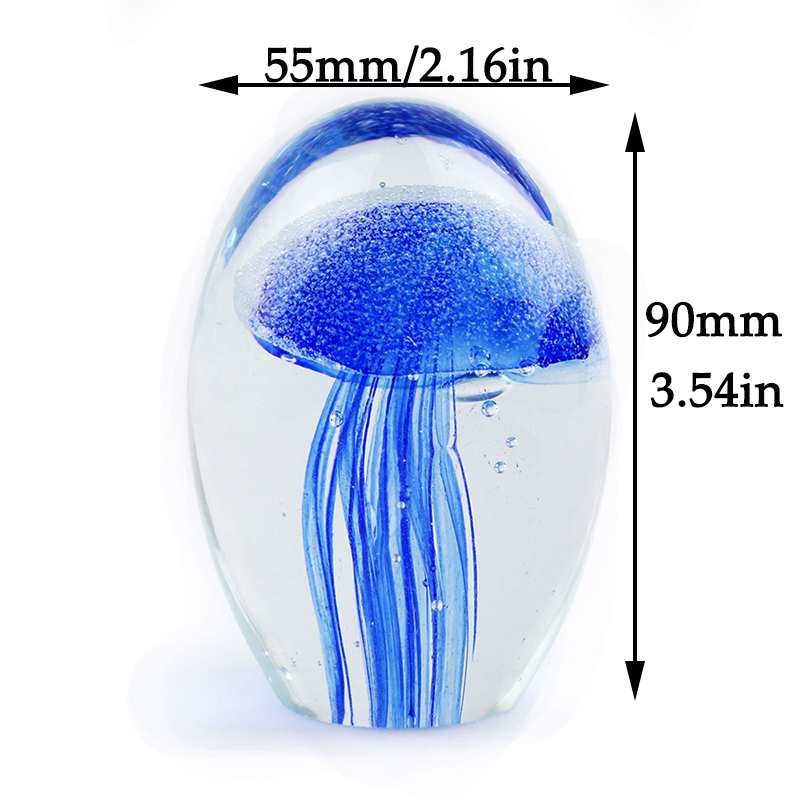 Miniature 3D Jellyfish Crystal - مراجعة Paper Weight Crystal وسعره
