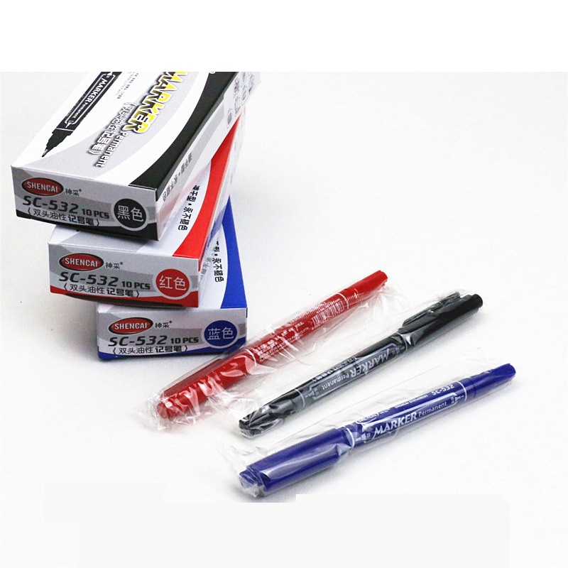 10pcs Dual side color marker p - مراجعة Correction Pen Fine وسعره