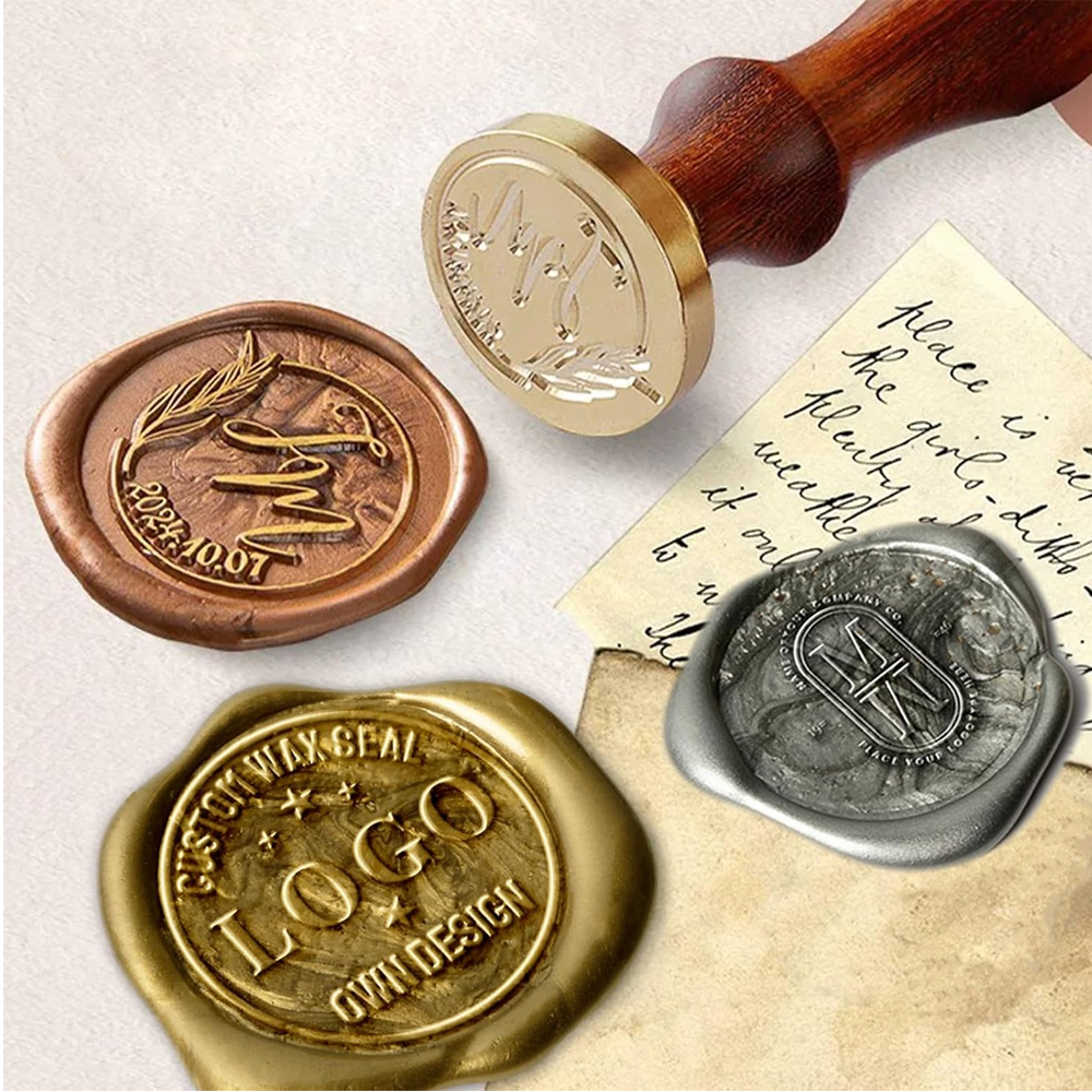 Custom Your Logo 25/30/40/50mm - مراجعة Wax Seal Stamp Set وسعره