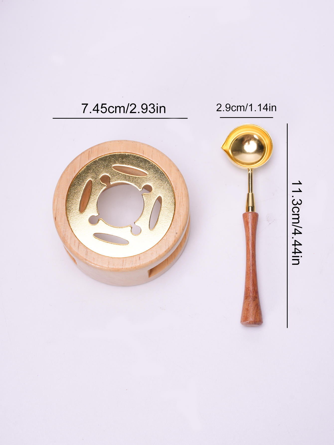 1set Wax Seal Set Wood Wax Mel - مراجعة Wax Seal Stamp Set وسعره