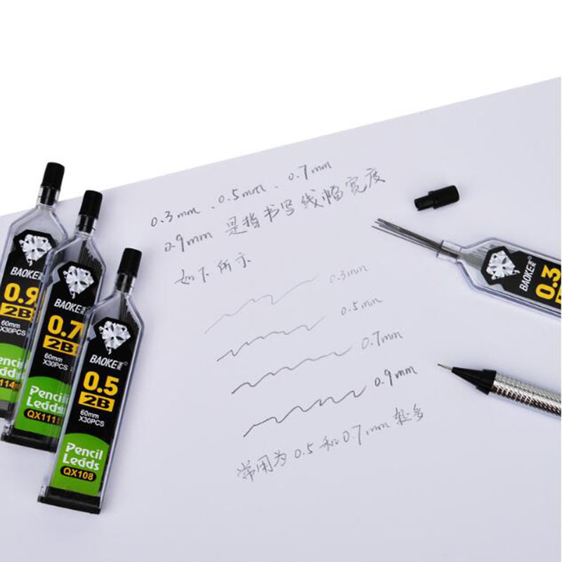 30pcs/Bottle, Automatic Pencil - مراجعة Mechanical Pencil 0.3 وسعره