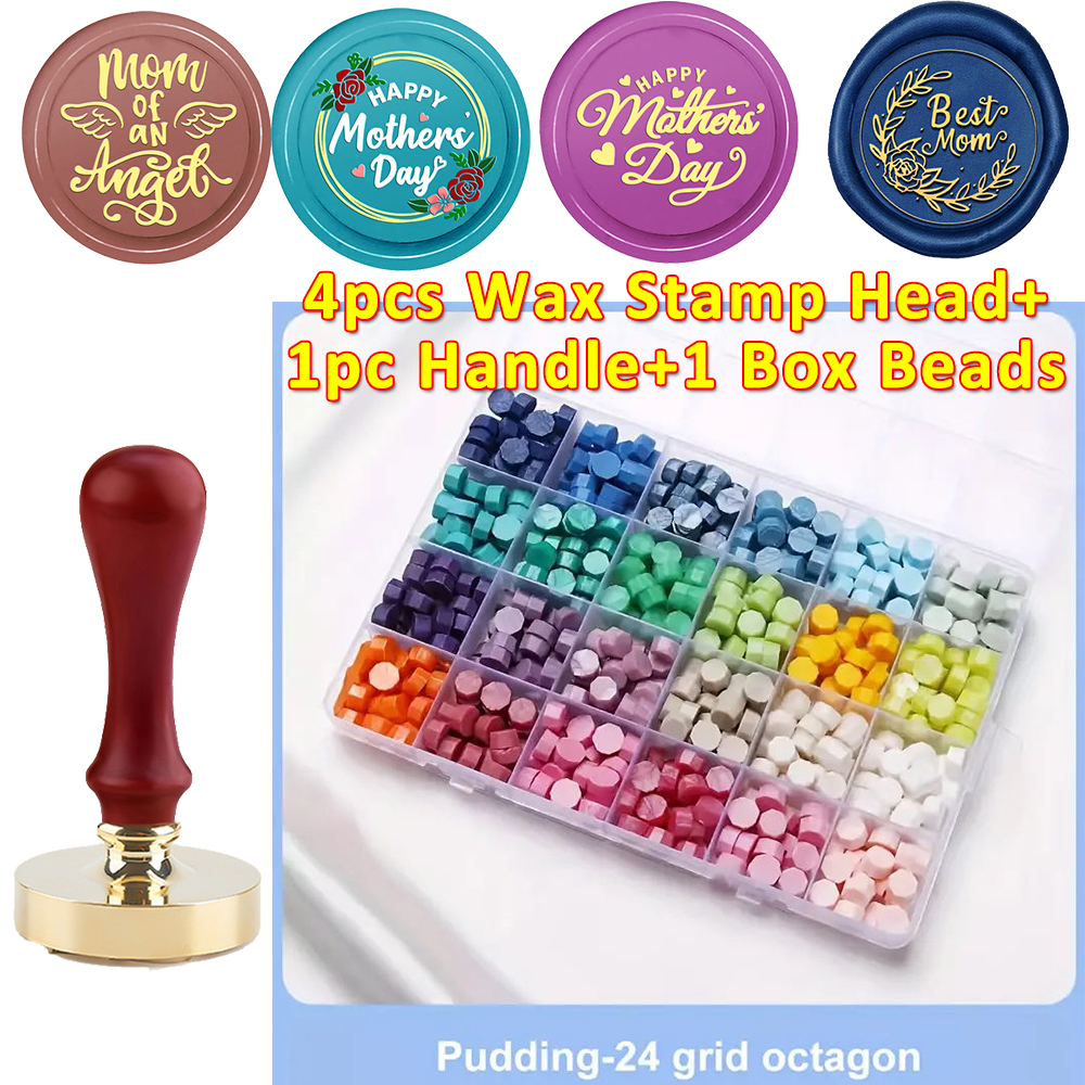 Mother's Day Wax Seal Stamp Se - مراجعة Wax Seal Stamp Set وسعره