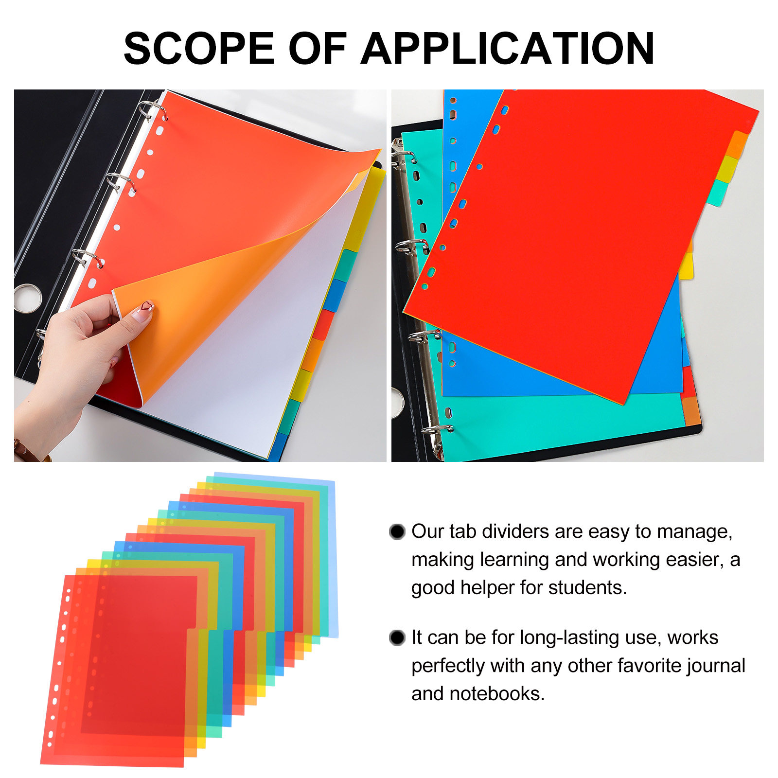 1Set Index Binder Dividers A4  - مراجعة Tab Divider A4 وسعره