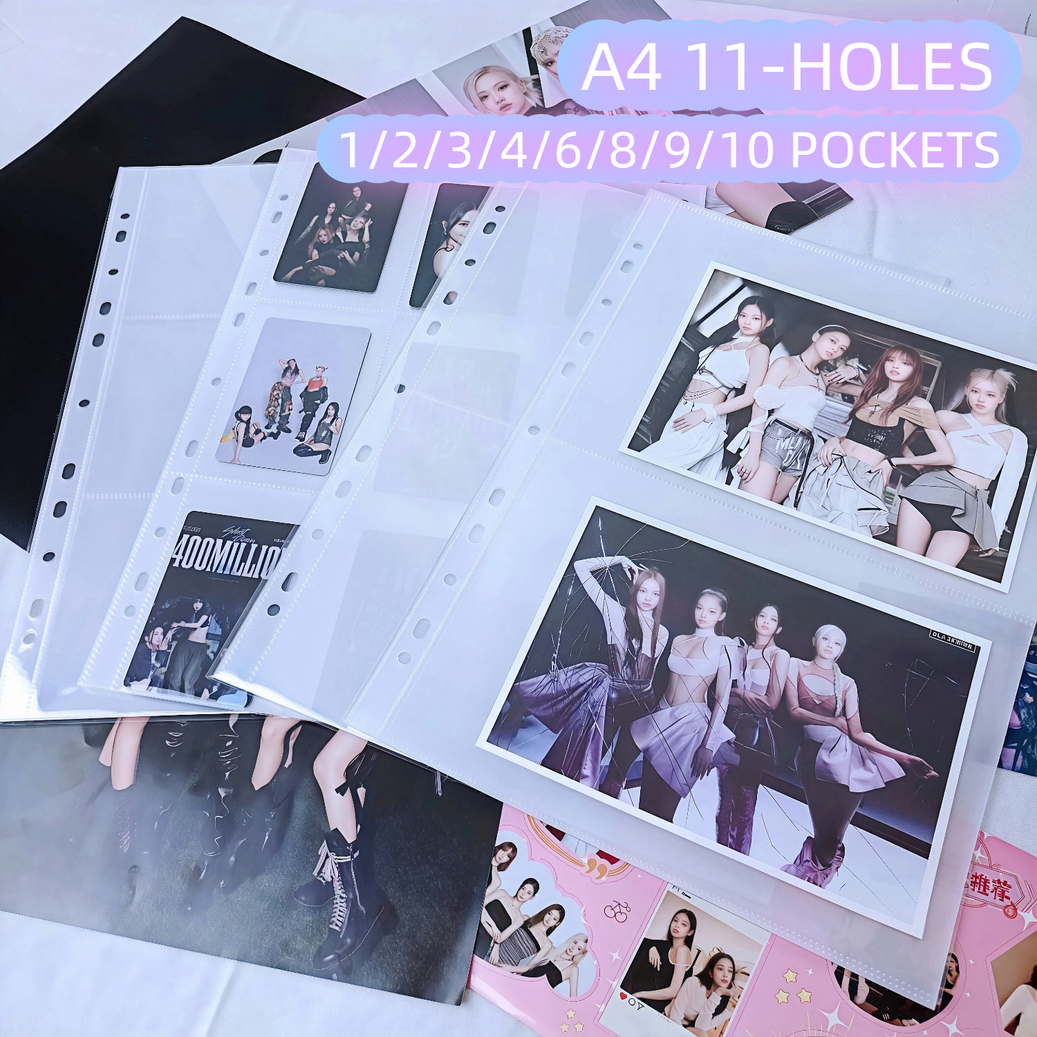 11-Hole A4 Clear Photo Album C - مراجعة Binder A4 Lever وسعره