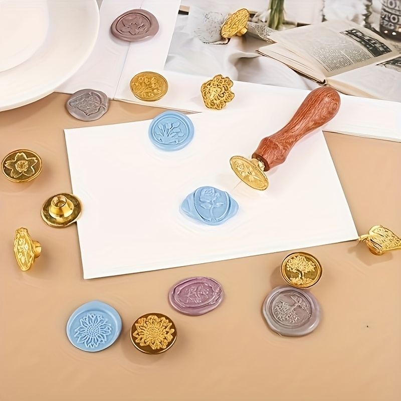 21pc wax stamp set with variou - مراجعة Wax Seal Stamp Set وسعره