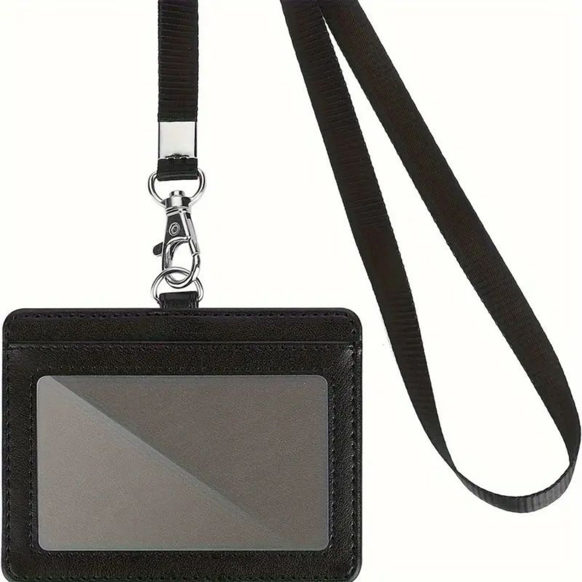 1 pc Horizontal ID badge holde - مراجعة Index Card Holder وسعره