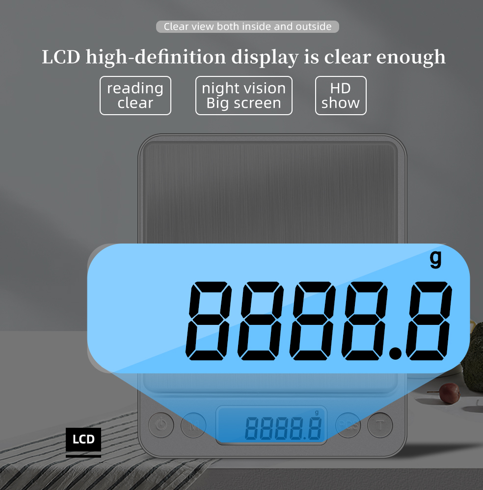 3000g 0.1g Electronic Scale LC - مراجعة Tape Dispenser Weighted وسعره