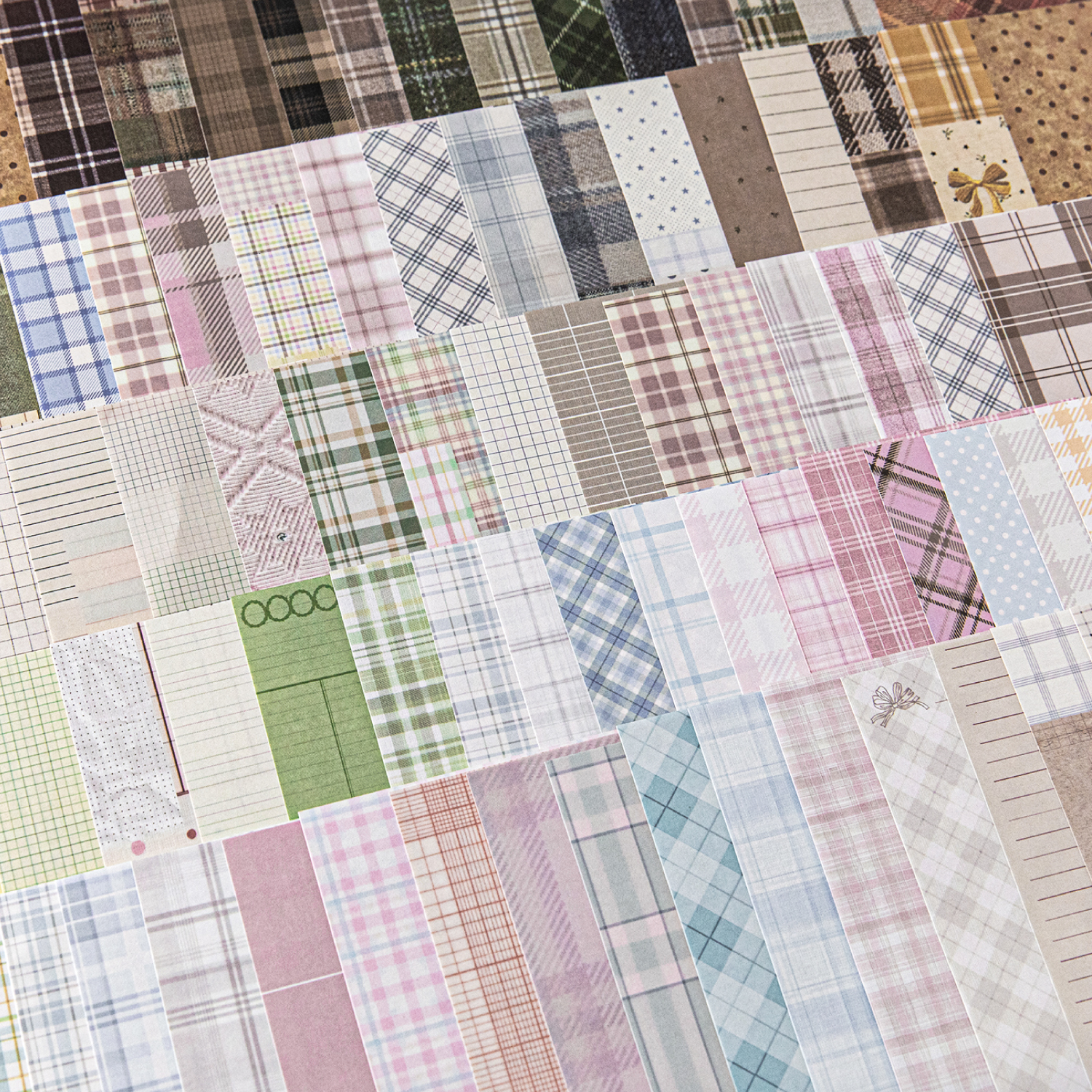 50pcs creative plaid Decor Scr - مراجعة Ink Blotter Paper وسعره