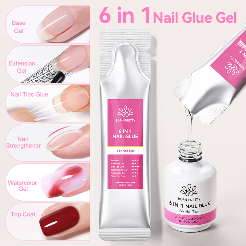 BORN PRETTY 15g 6 IN 1 Extensi - مراجعة Gel Refill Pack وسعره