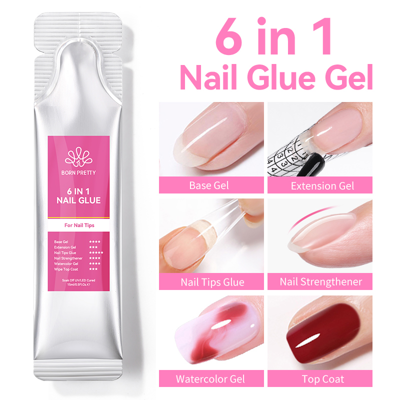 BORN PRETTY 15g 6 IN 1 Extensi - مراجعة Gel Refill Pack وسعره