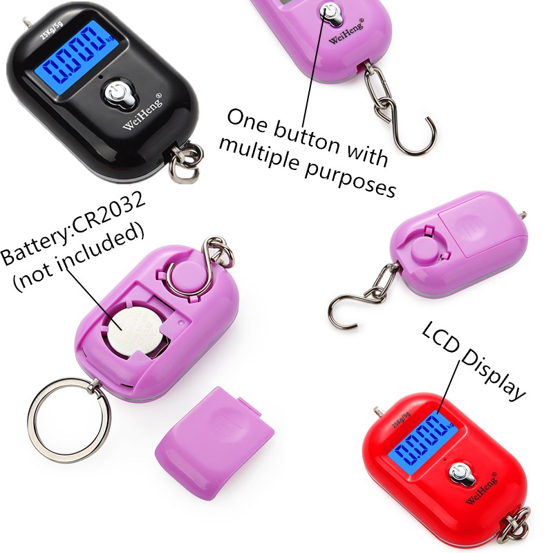 25kg/5g Mini Hook Scale Digita - مراجعة Tape Dispenser Weighted وسعره